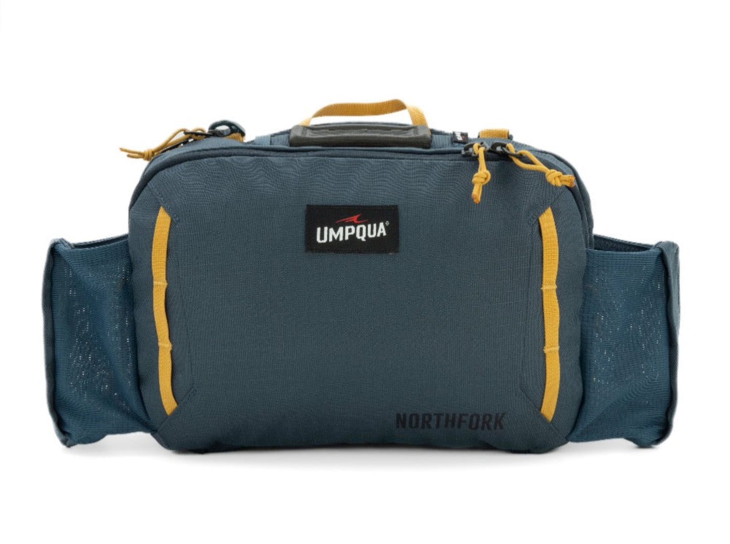 Designed for your most enjoyable day on the water, the NorthFork™ Waist Pack is meticulously crafted with pockets specifically designed to hold fly boxes, leader and tippet, indicators, and other essential fishing gear. This convenient and functional waist pack ensures a comfortable and productive fishing experience.