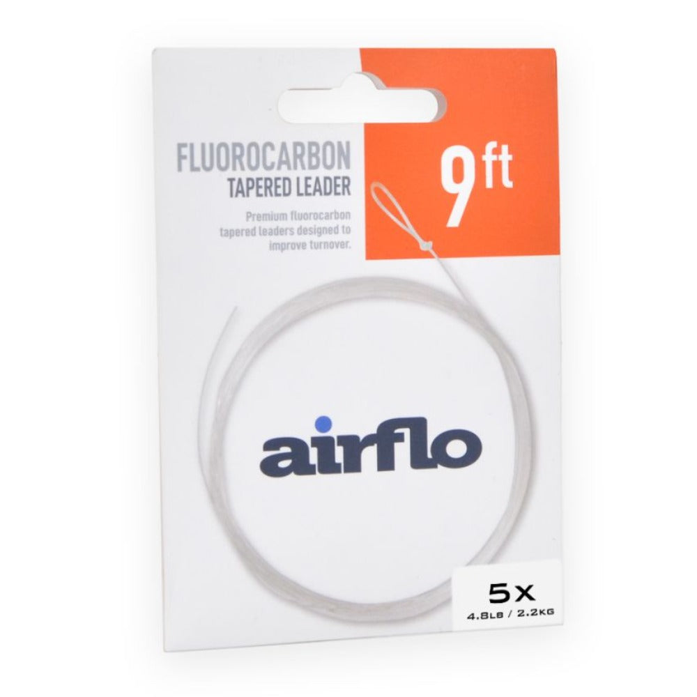 Experience the best in fishing with our 9' Fluorocarbon Tapered Leaders. Crafted by Airflo, these leaders offer premium quality and performance. Shop now for superior fishing gear!