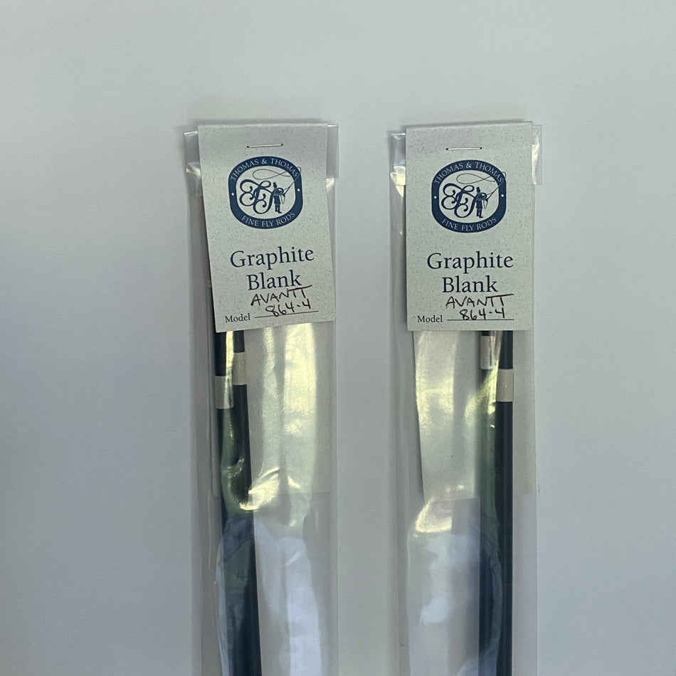Avantt Fly Rod 8' 6" 4wt 4pc Blank, an attractive dark blue, with a matte non-glare finish.  “The Fly Rod Blank You Will Eventually Build”