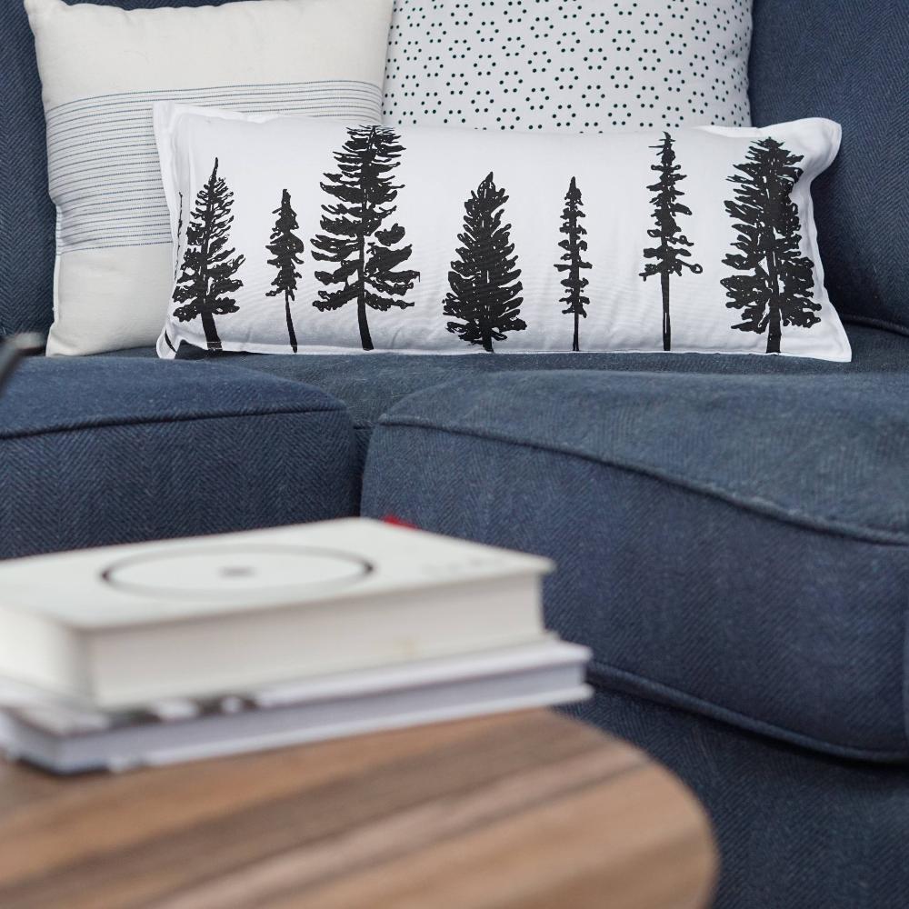 Evergreen Enchantment Throw Pillow