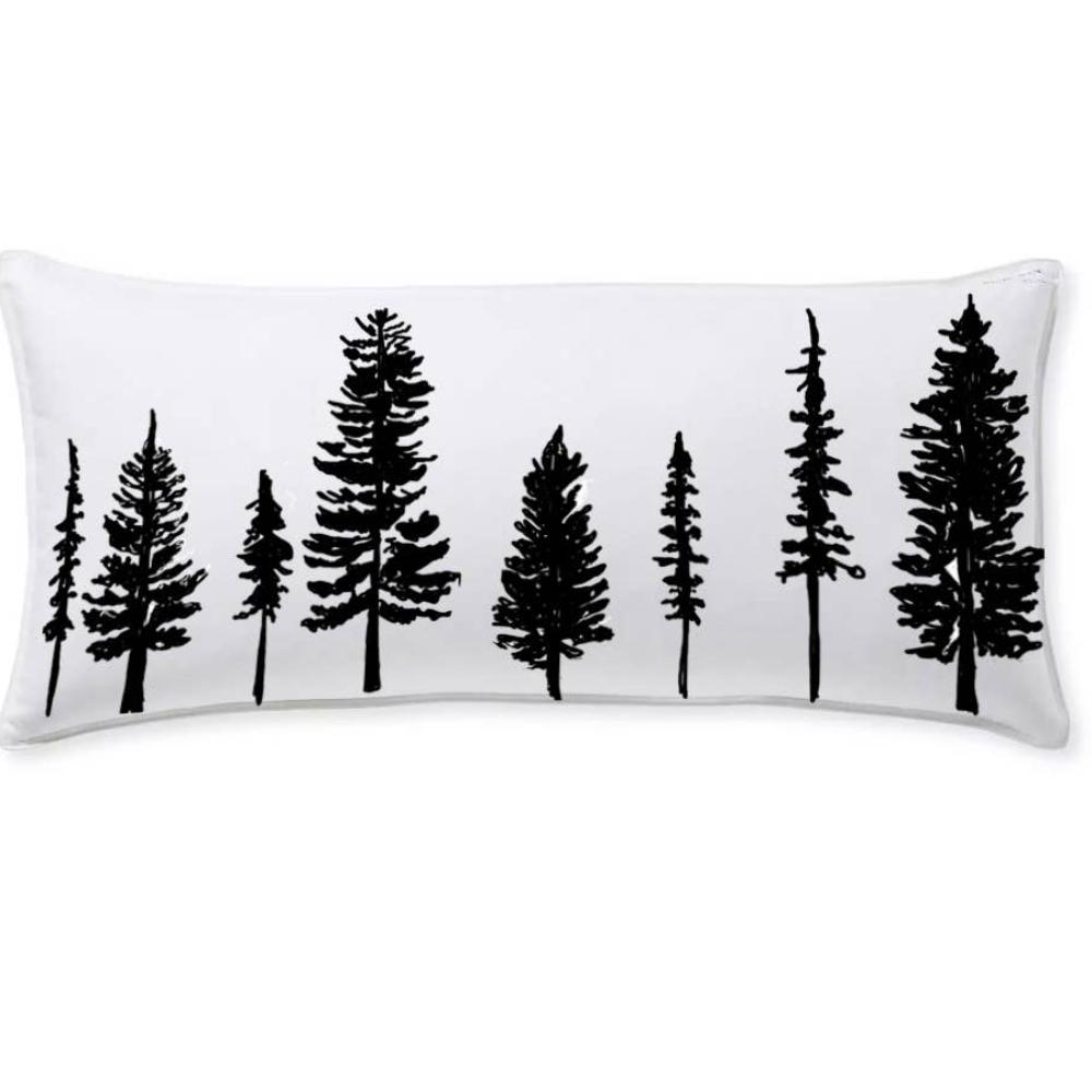 Evergreen Enchantment Throw Pillow