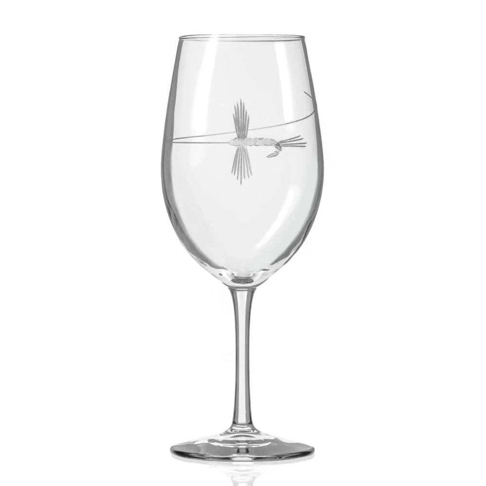 Fly Fishing Wine Glass - Fish On! Custom Rods