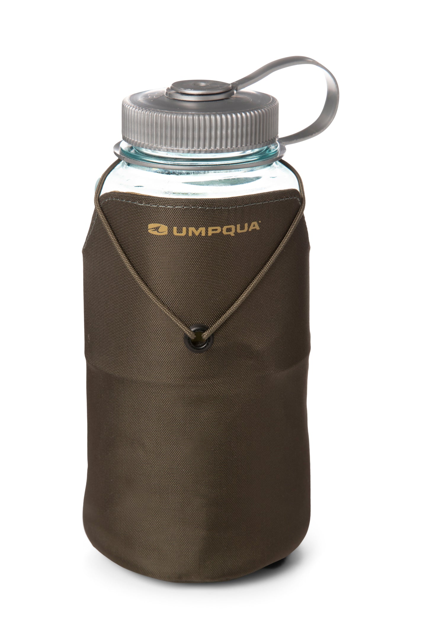 Will securely hold a wide range of water bottles and readily attach to many of our packs. Reinforced web loops with “Natick” snaps and Velcro back ensure secure attachment. Design allows for easy, one-hand access with adjustable, elastic security strap. Integrates seamlessly with the following packs:

a. Wader BeltZS2
b. Ledges ZS2 500 &amp; 650 Waist Packs
c. Steamboat ZS2 Sling
d. Overlook ZS2 Chest Pack (to pack back)