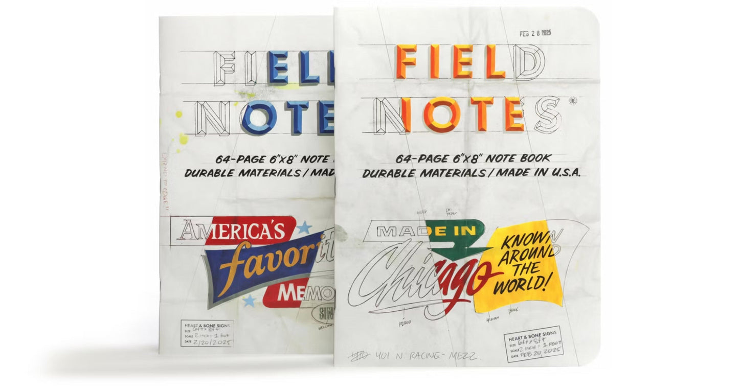 Our 66th Quarterly Limited Edition for the Spring of 2025 is “The Chicago Look,” Edition which explores a chapter of American design and typographic history through the lens of a single, highly influential — and sadly now-defunct — enterprise.

The Beverly Sign Co. put Chicago at the center of the mid-century sign-painting map with its “panelized” compositions, novel typographic treatments, and bold colors. This style came to be known as “The Chicago Look.” Watch the film below for lots more about the histo