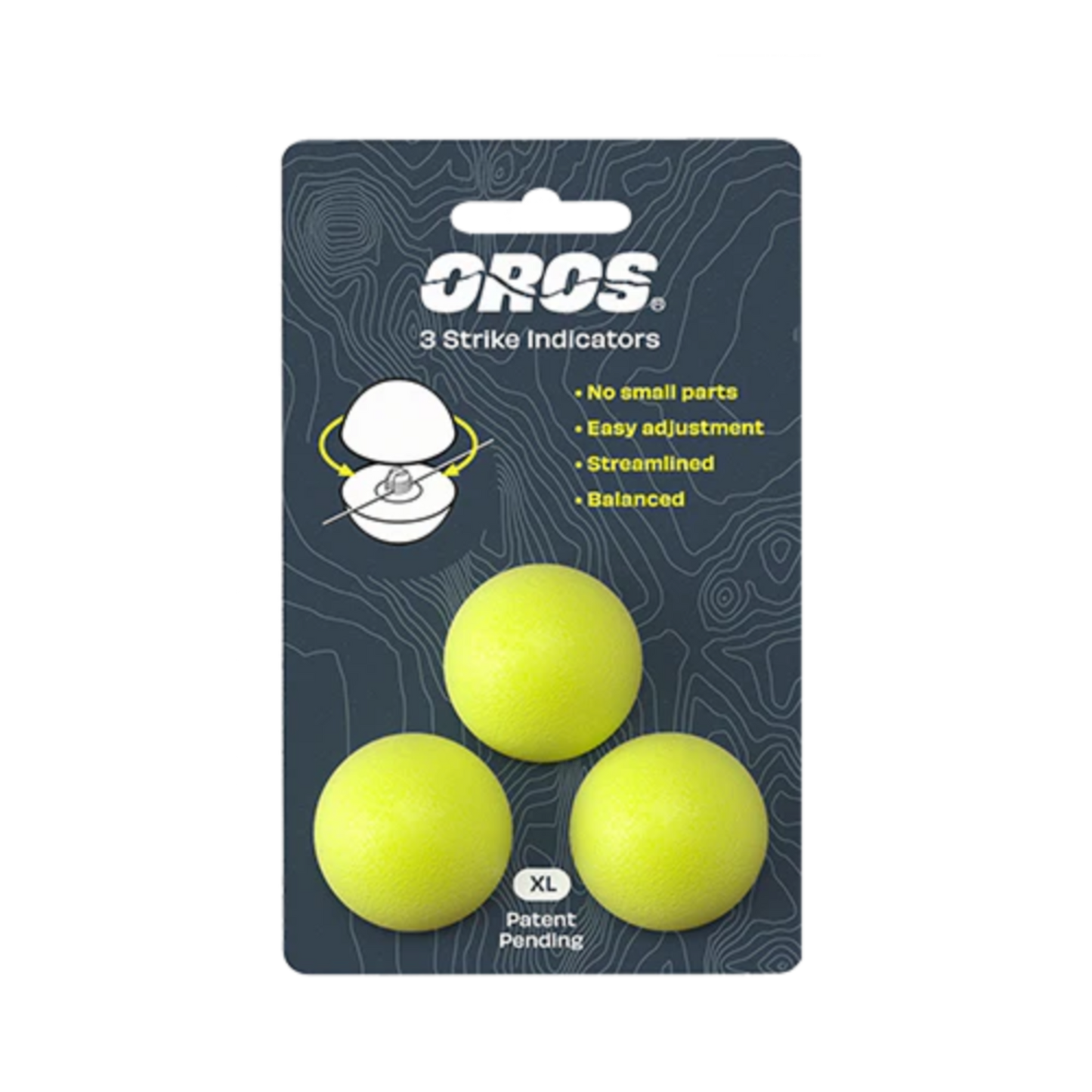 Carded 3-Pack X-Large Multi-Chartreuse-Fish On! Custom Rods