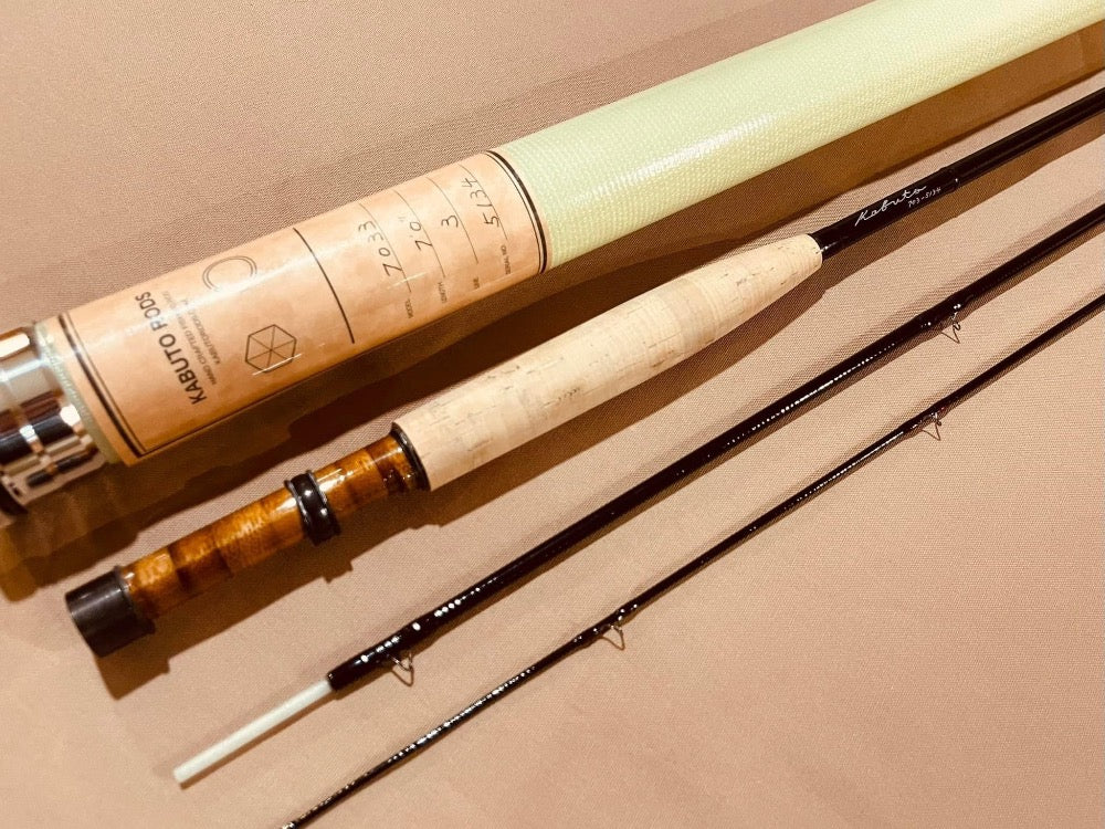 Kabuto 7' 3" 3wgt Black / Flamed Bamboo