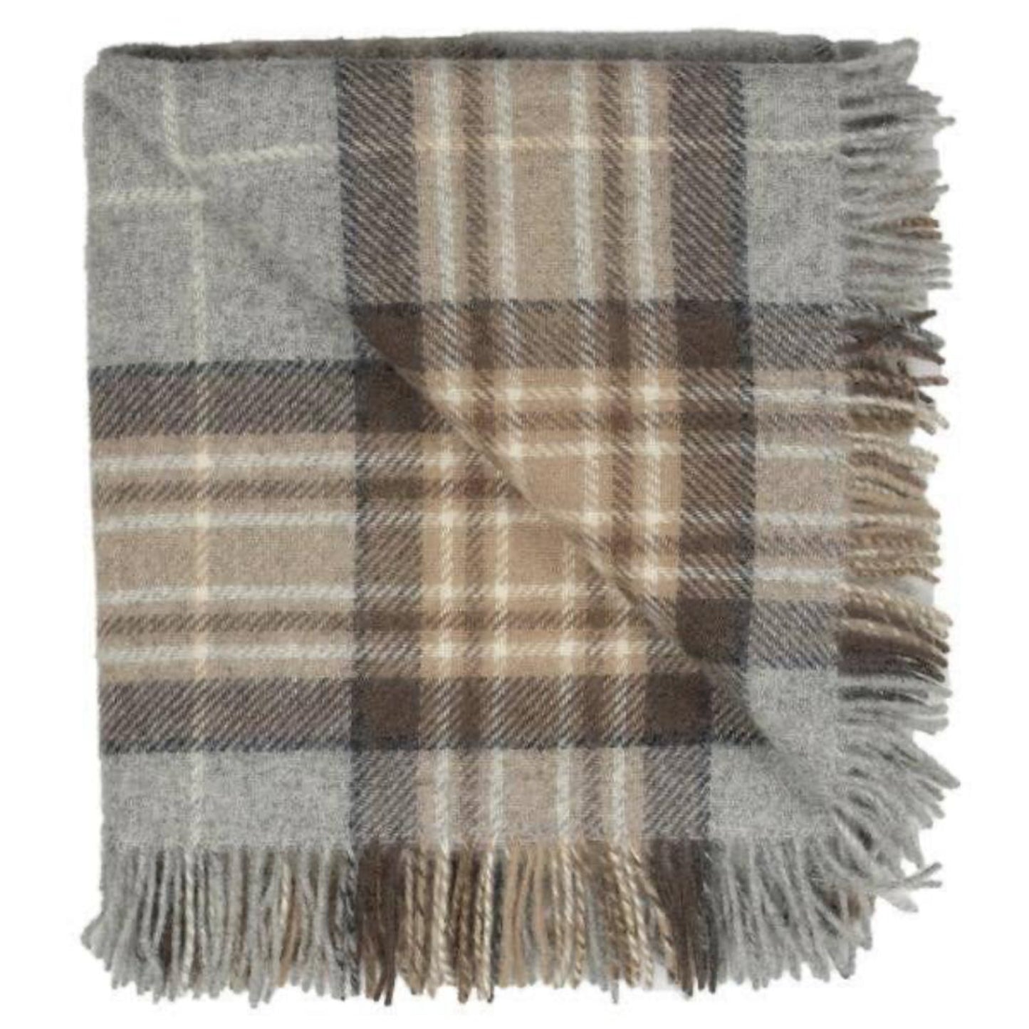 Mercantile Outdoors - Highland Tweed Tartan Roll-Up Travel Blanket