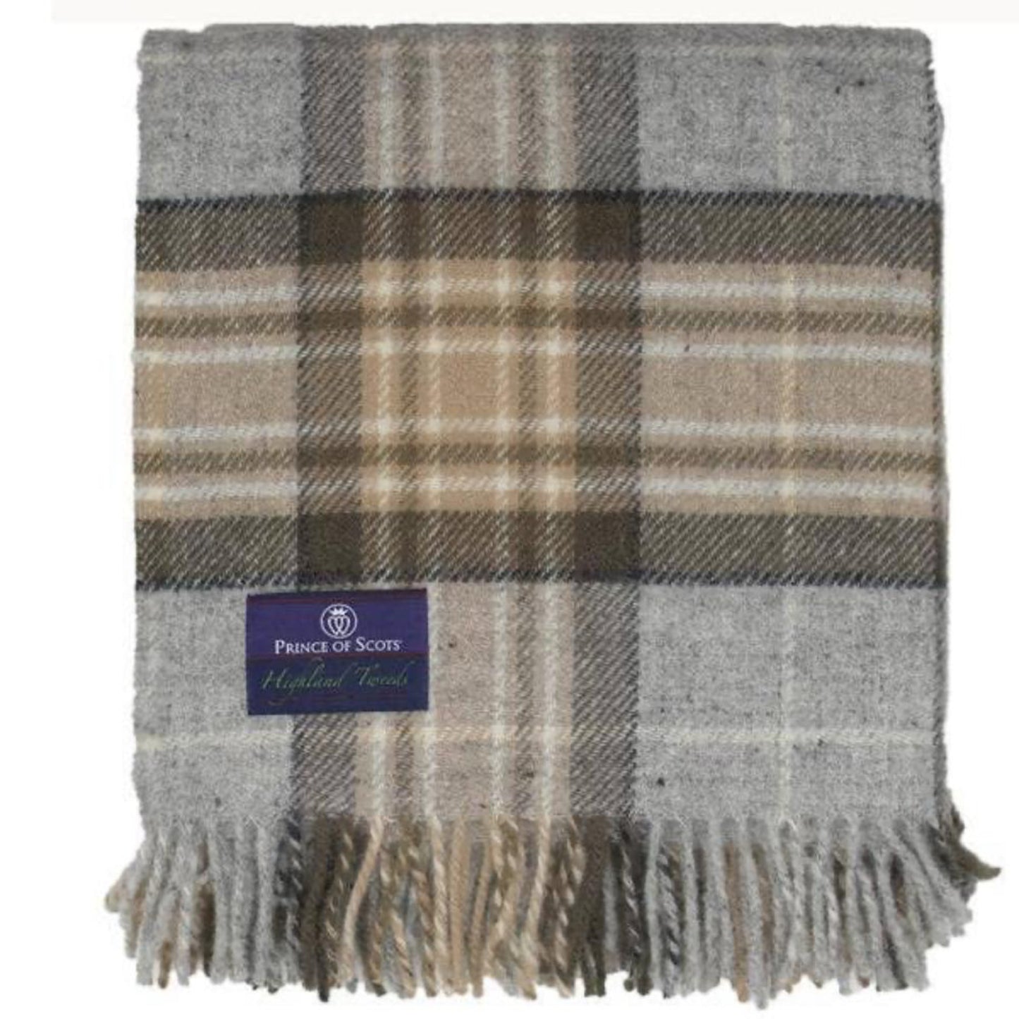 Mercantile Outdoors - Highland Tweed Tartan Roll-Up Travel Blanket