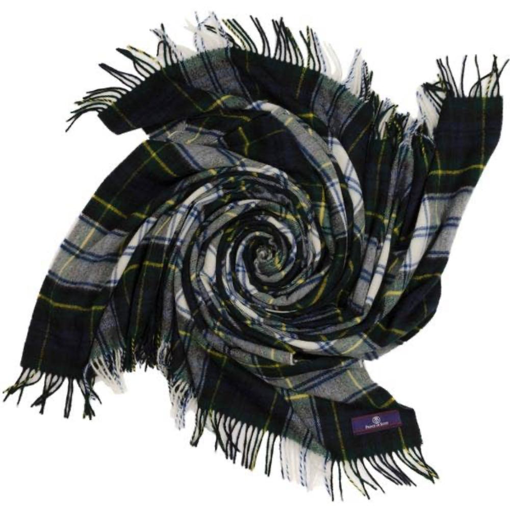 Highland Tartan Tweed Merino Wool Throw - Dress Gordon