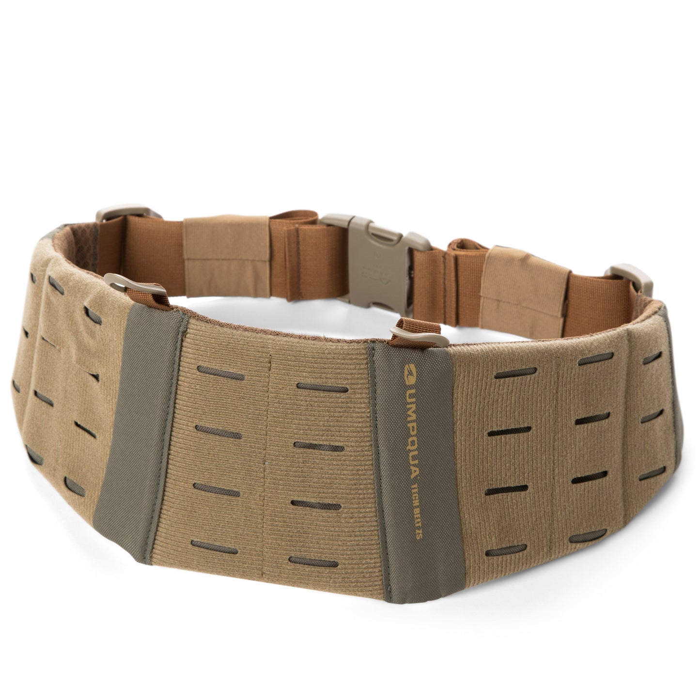 Our ZS2 Wader Belt is the foundation for a completely customizable lumbar fishing system. Beyond a wader belt, this belt provides back support and has a die-cut molle face that allows custom placement/attachment of a wide range of critical accessories.
