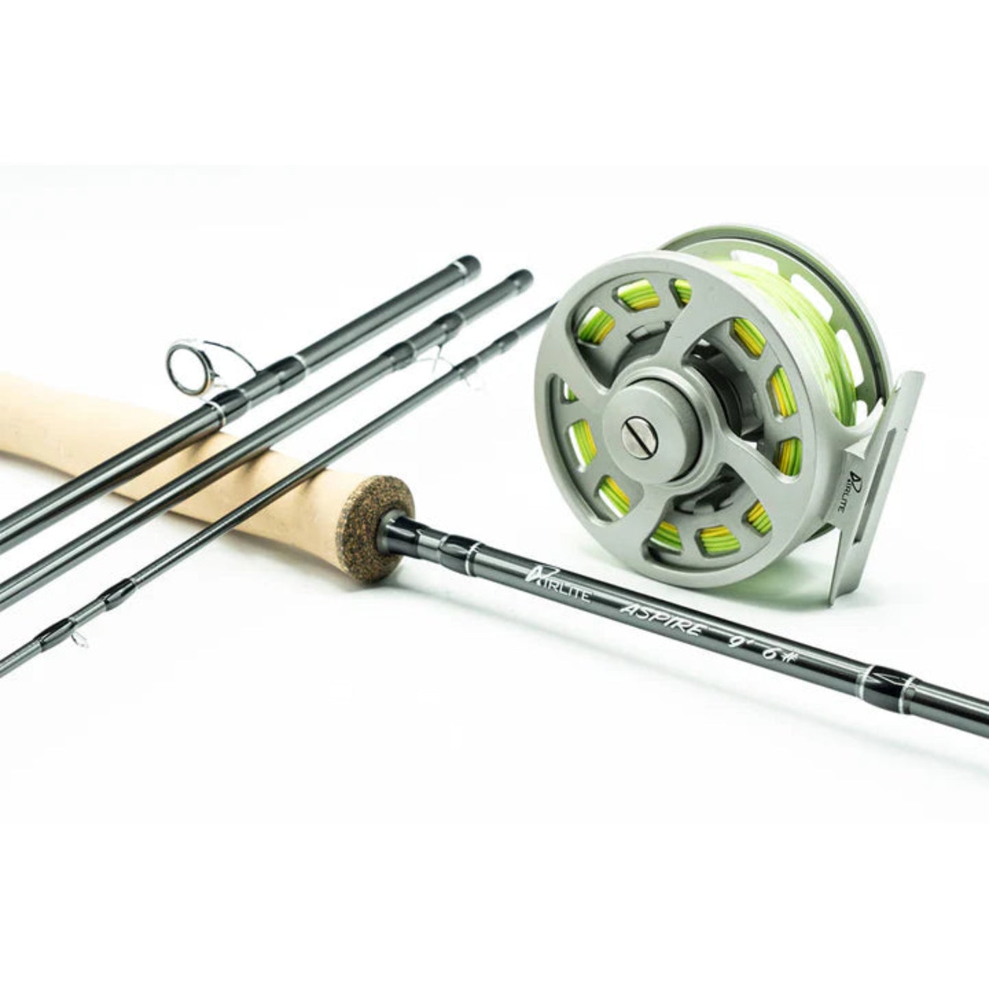 The Airlite Aspire Fly Fishing Combo is designed with beginners in mind, offering a convenient and user- friendly package for those just starting with fly fishing. The all-in-one nature of the combo simplifies the process of starting fly fishing without having to worry about compatibility between rod, reel, and line. With everything but a fly and waders included, the Aspire Kit will get you catching fish in no time.