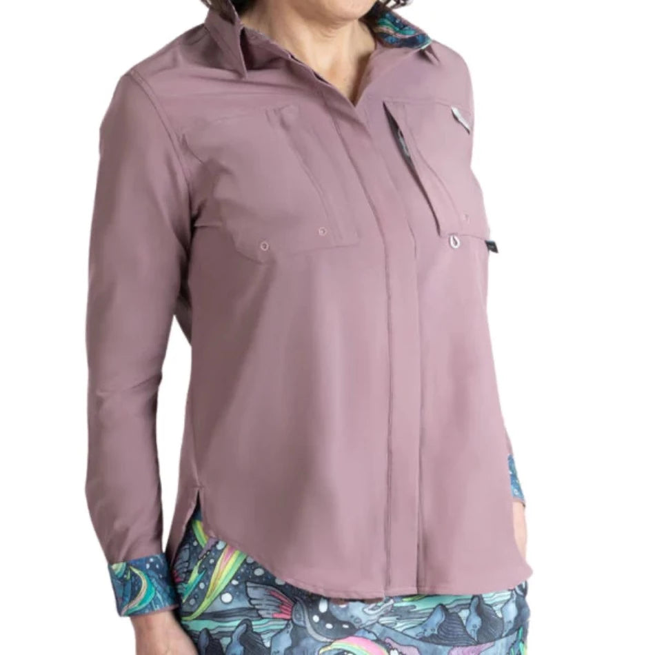HaliBorealis Tunic Fishing Shirt - Fish On! Custom Rods