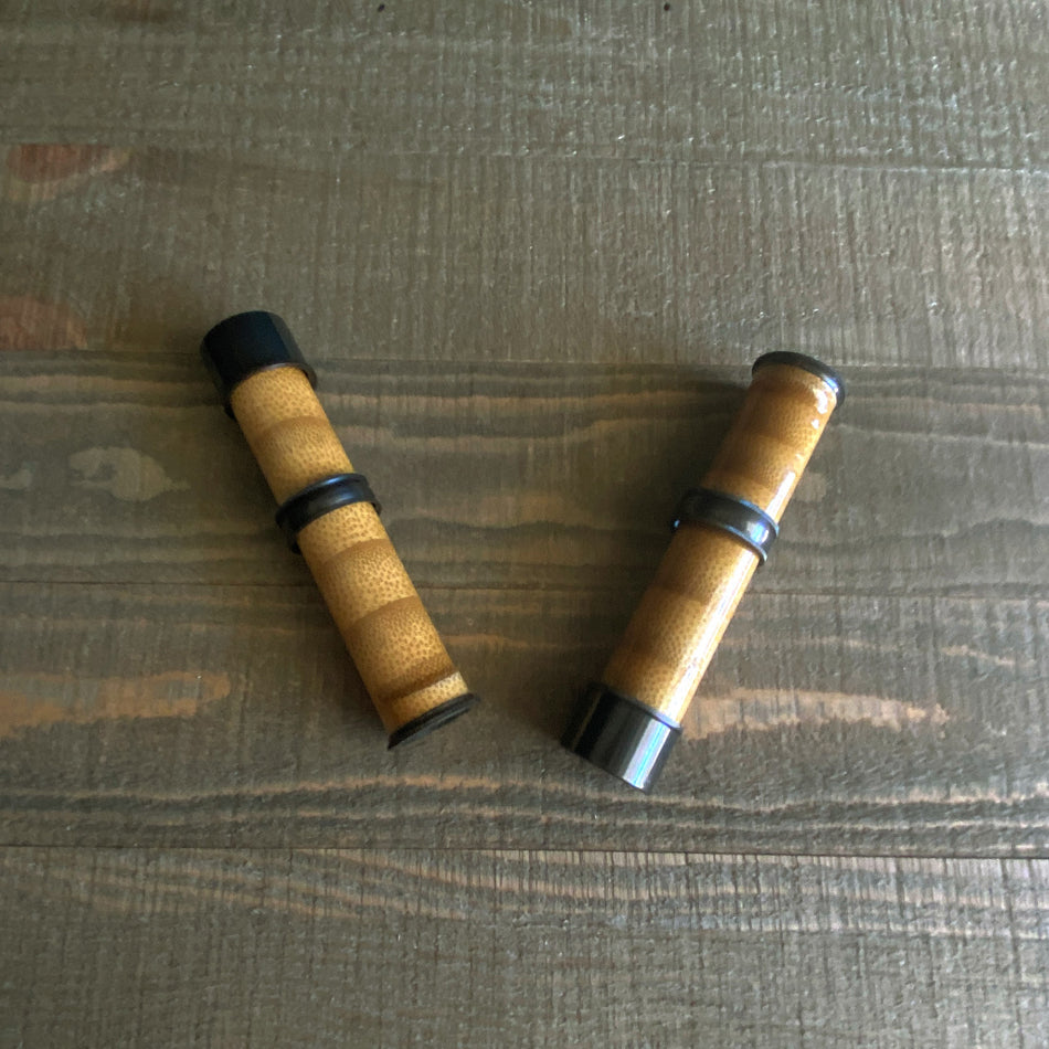 Stacked Bamboo Reel Seat Natural- Fish On! Custom Rods