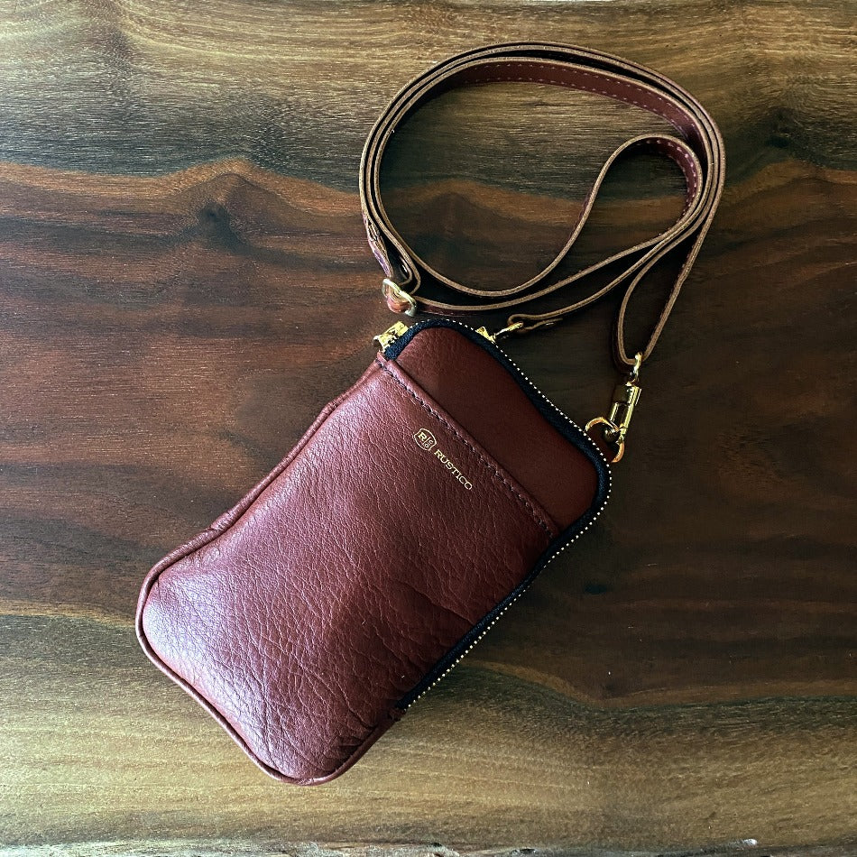 Route Small Leather Crossbody Bag - Outdoor! Dress Code