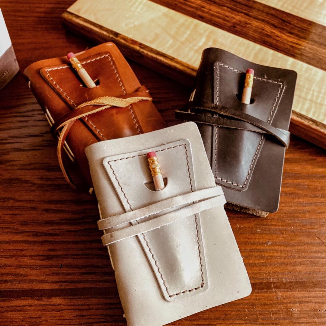 Epiphany Leather Journal with Pocket - Fish On! Custom Rods