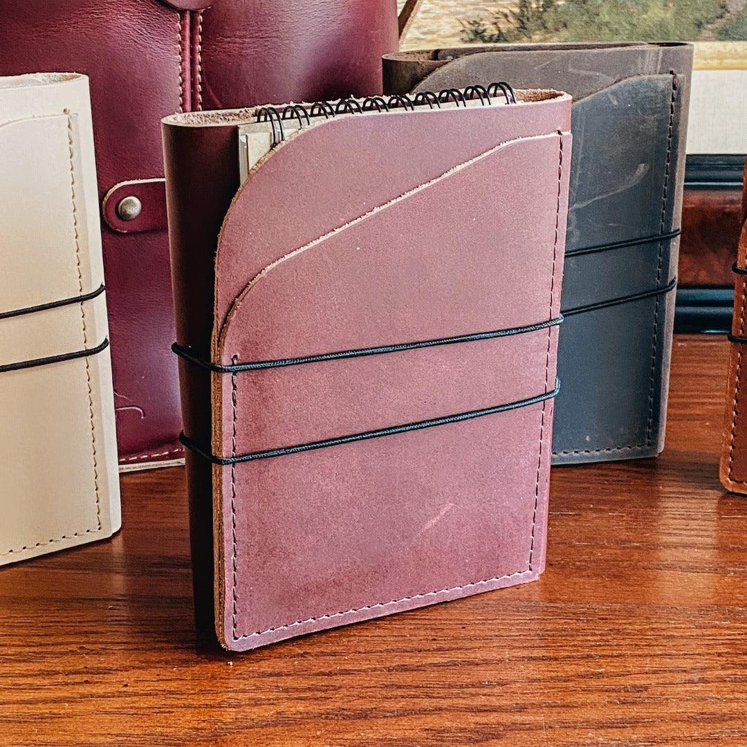 Moleskine Classic Pocket Leather Notebook Cover Limited Series - Fish On! Custom Rods